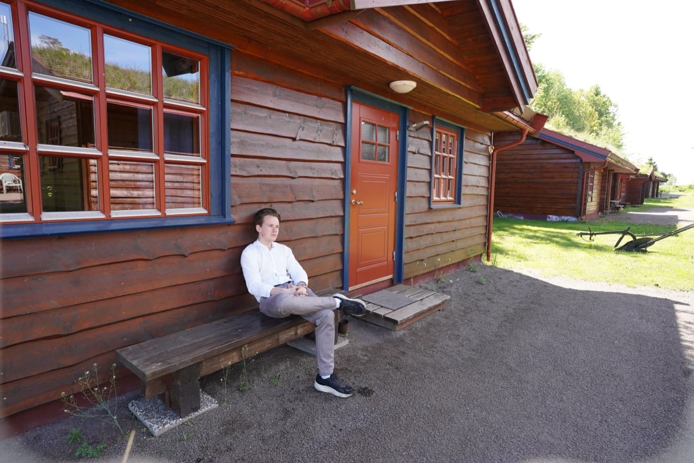 Fasade stor hytte